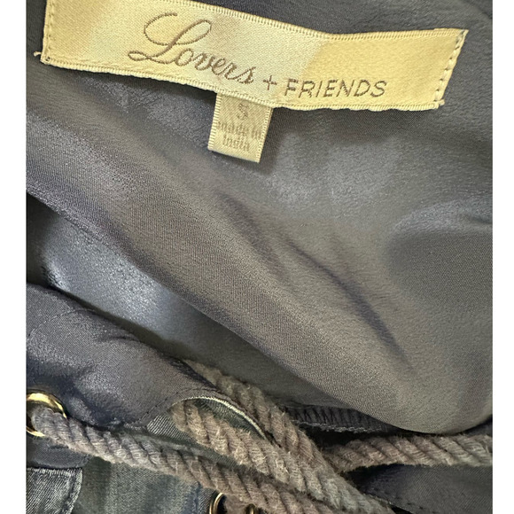 Lovers + Friends blue chambray short sleeves mini dress size Small - Picture 3 of 14